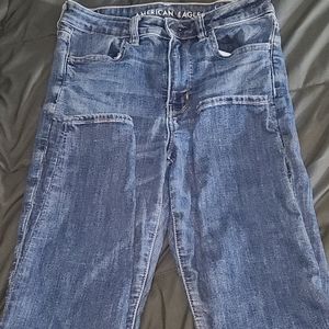 2/$25 American Eagle super High Rise Jeggings